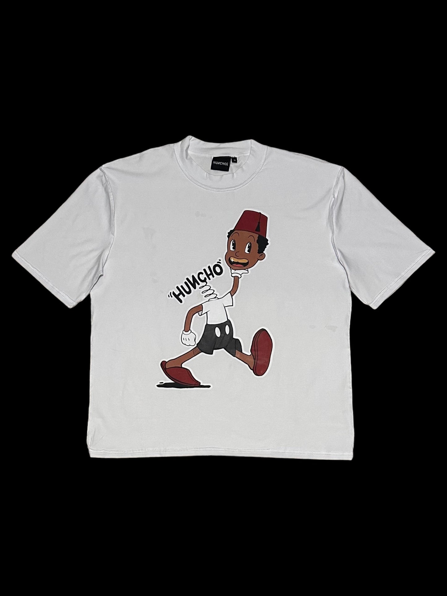 T- shirt boxie logo couture exterieure
