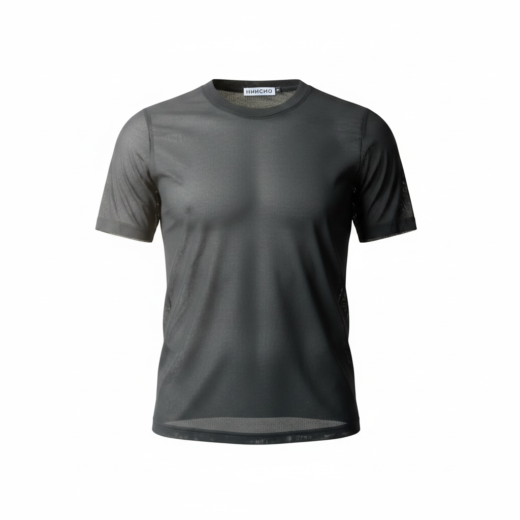 T-shirt mesh transparent