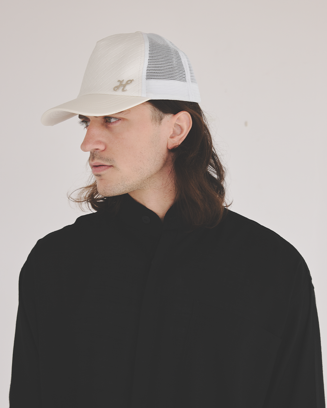 Casquette en cuir "tagia"