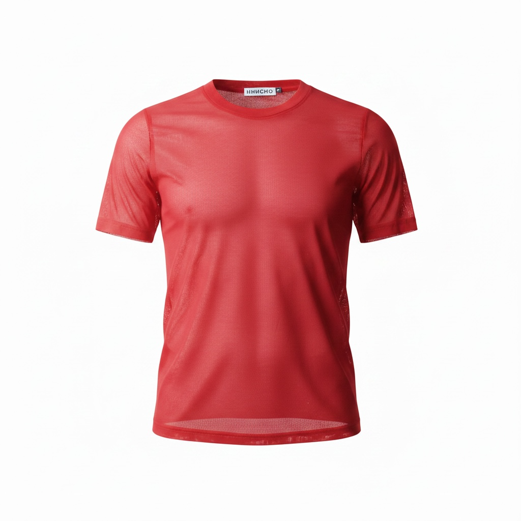 T-shirt mesh transparent