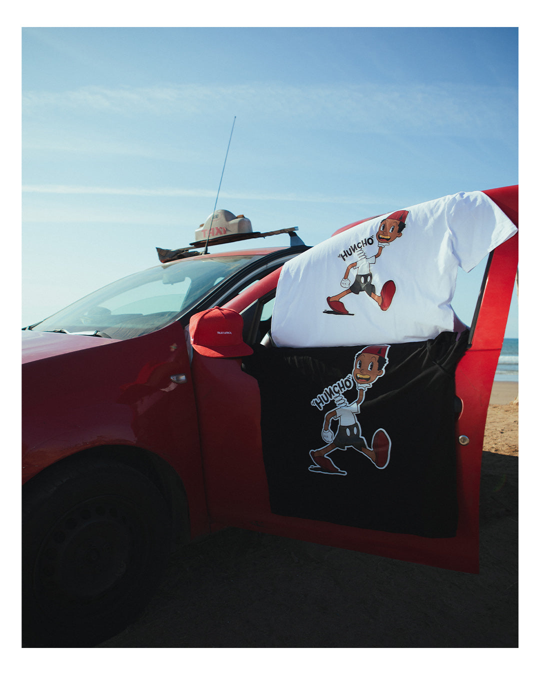 T- shirt boxie logo couture exterieure