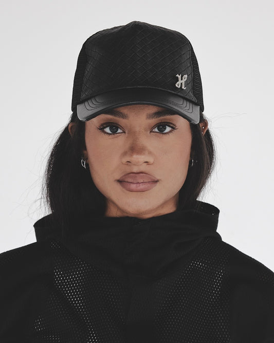 Casquette en cuir "tagia"