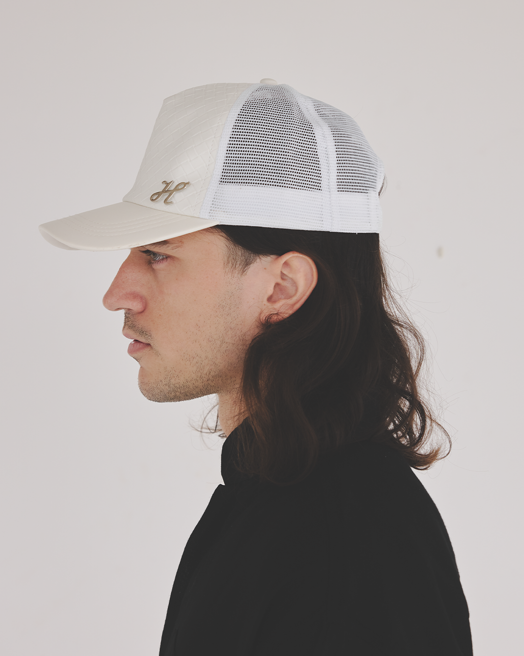Casquette en cuir "tagia"
