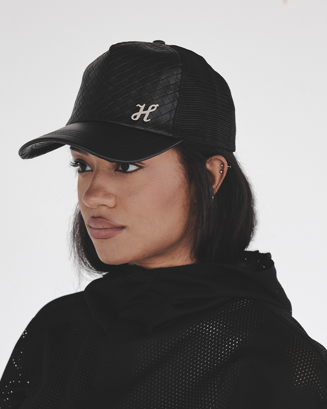 Casquette en cuir "tagia"
