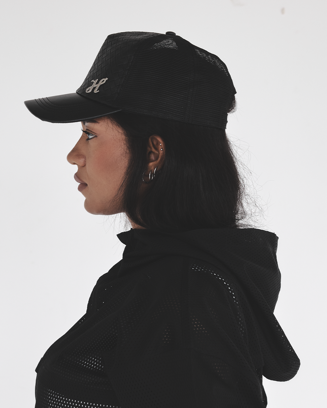 Casquette en cuir "tagia"