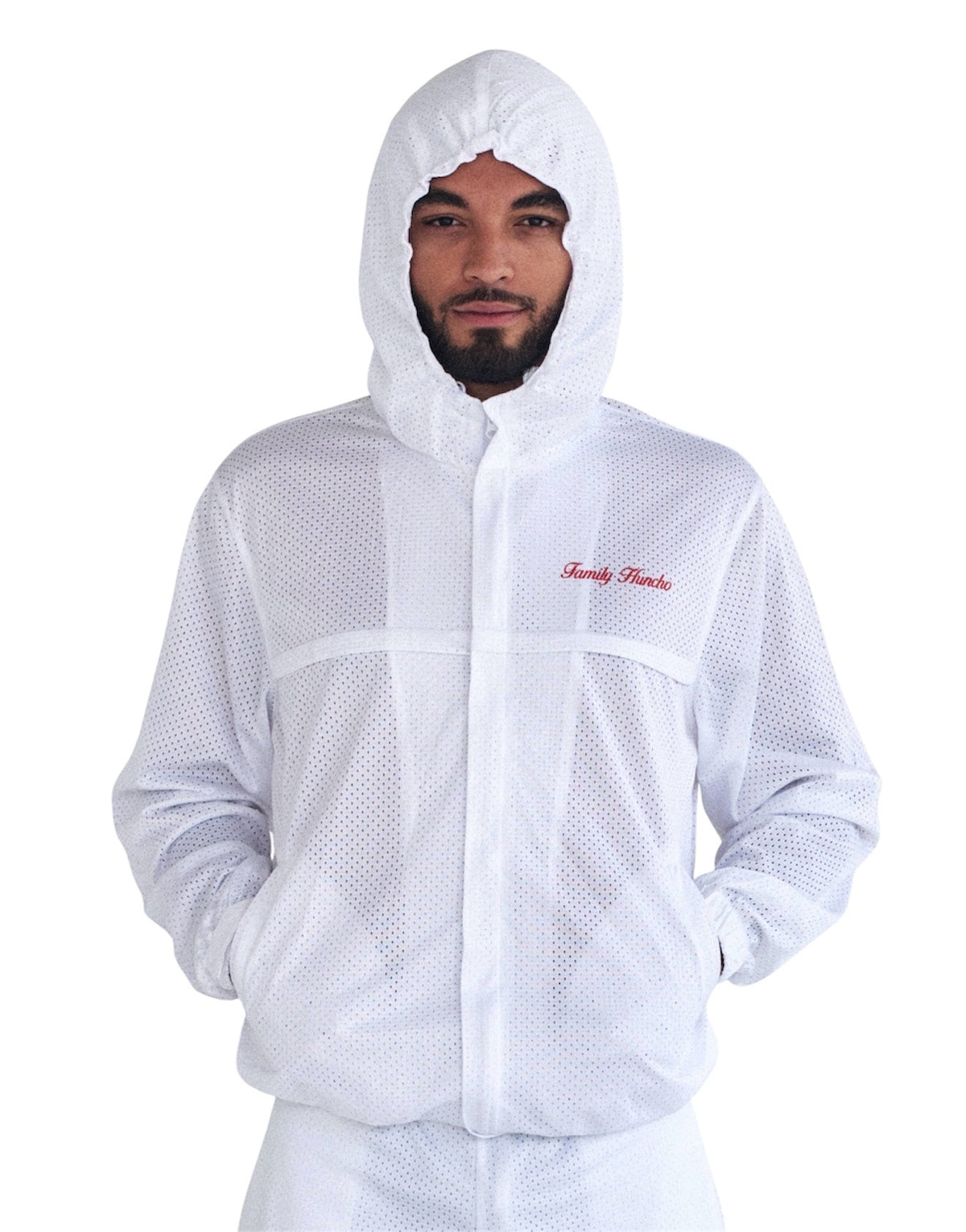 Veste filet mesh transparentes