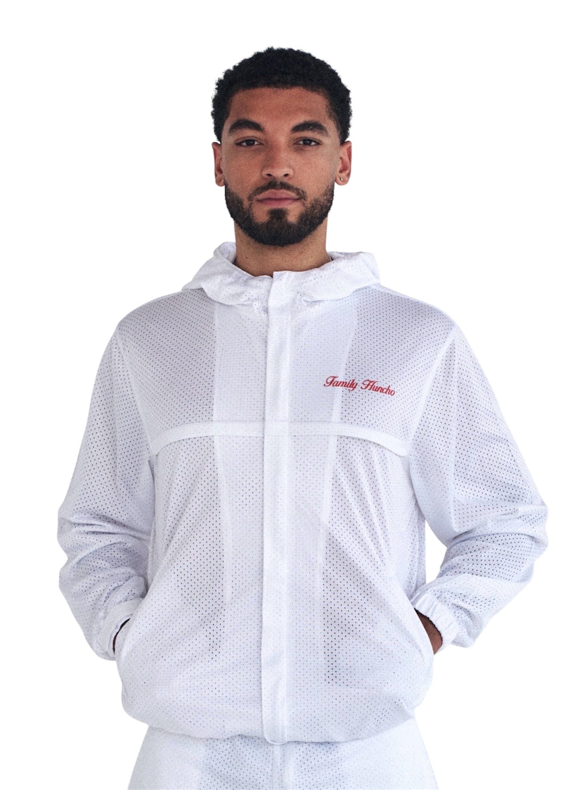 Veste filet mesh transparentes