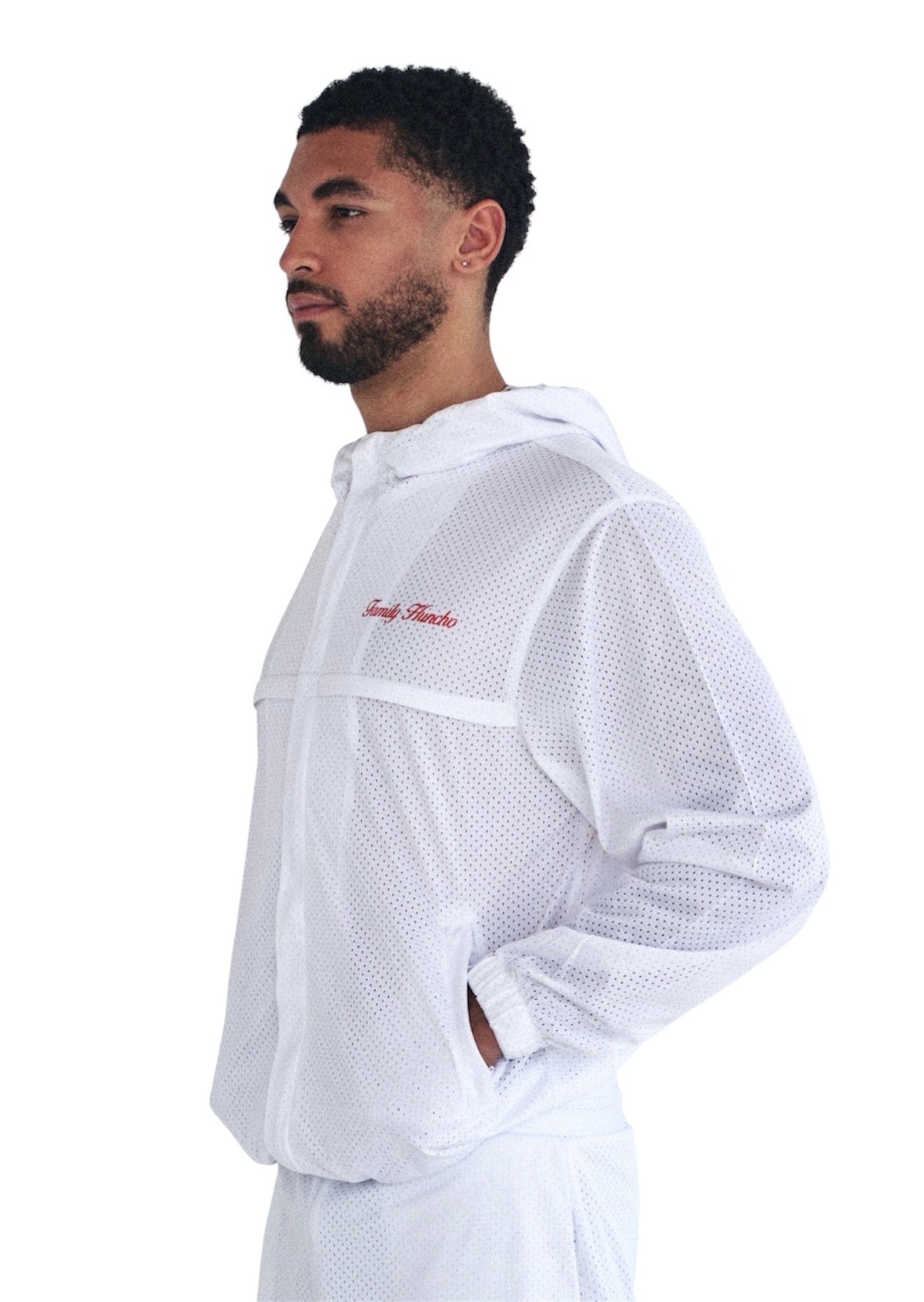 Veste filet mesh transparentes