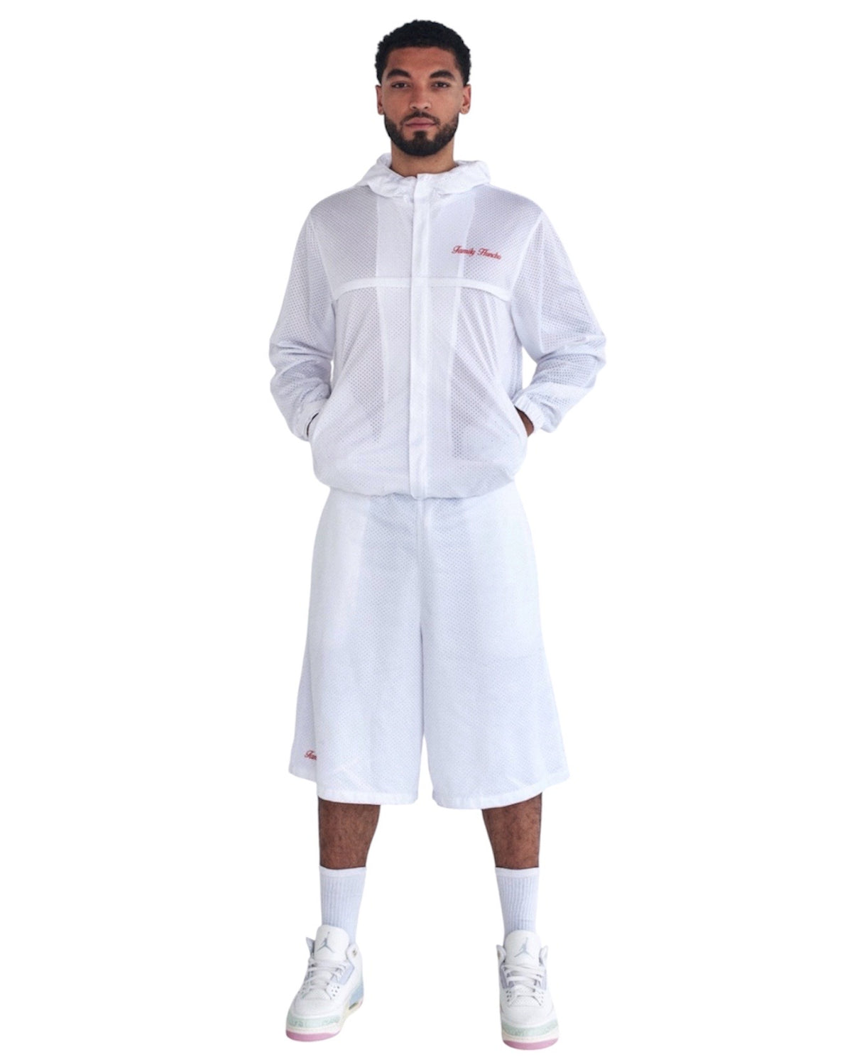 Veste filet mesh transparentes